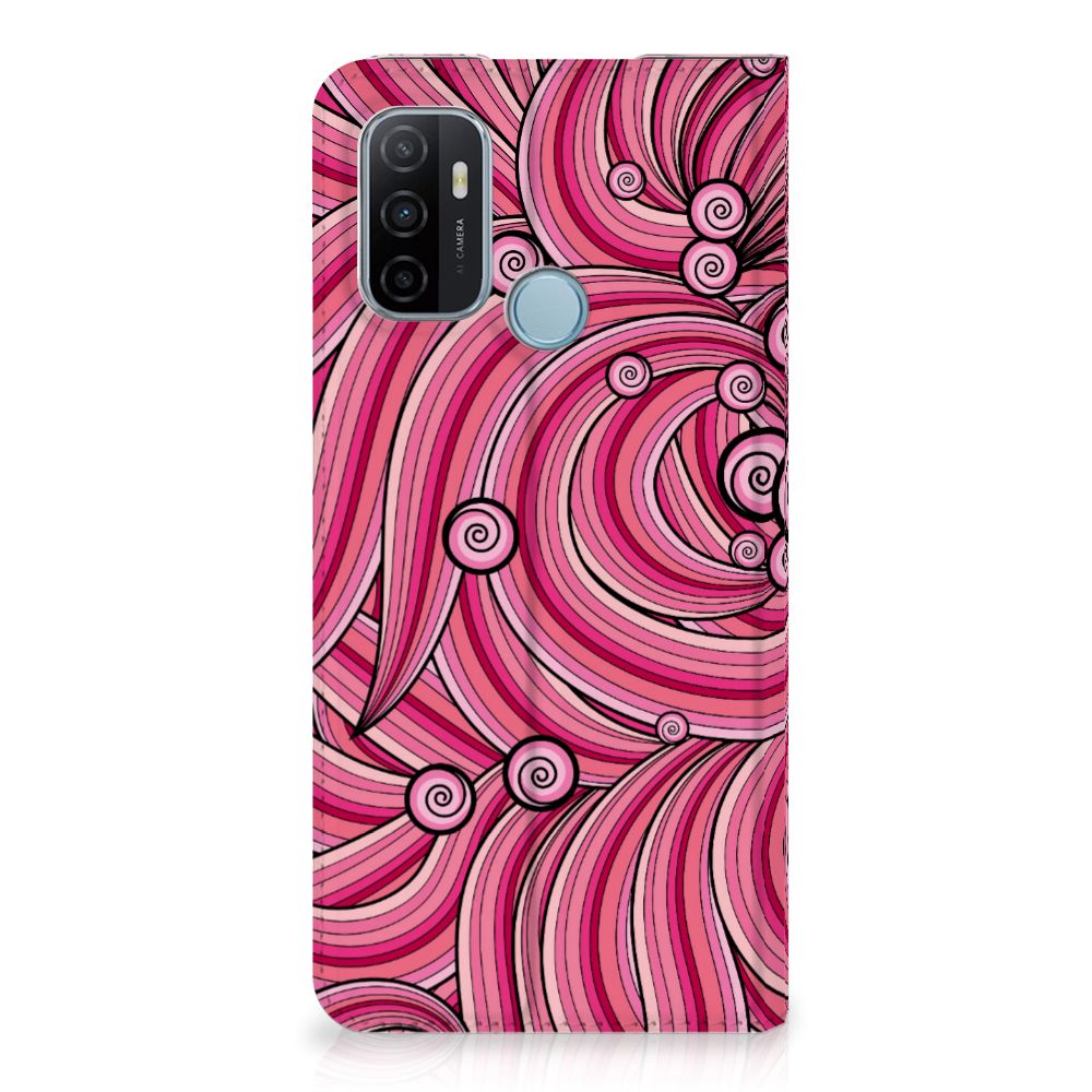 OPPO A53 | A53s Bookcase Swirl Pink - B2C Telecom