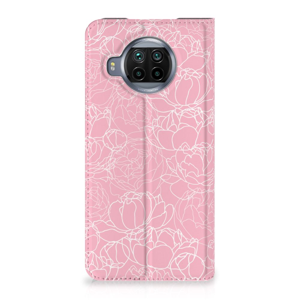 Xiaomi Mi 10T Lite Smart Cover White Flowers - B2C Telecom