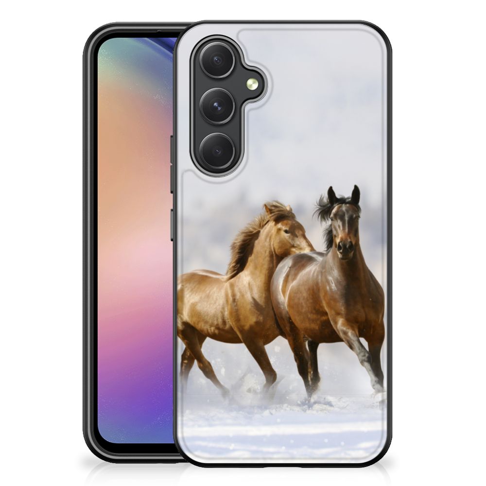 Samsung Galaxy A54 Dierenprint Telefoonhoesje Paarden