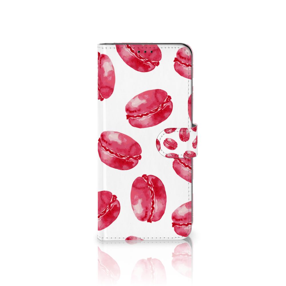 Samsung Galaxy S21 Ultra Book Cover Pink Macarons