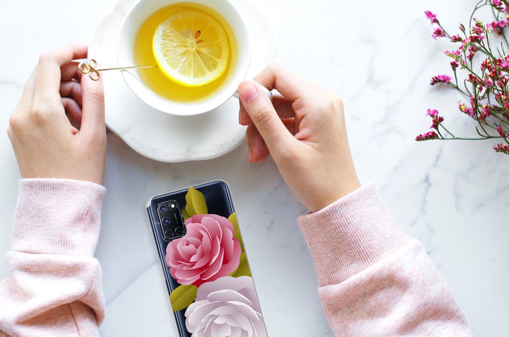 OPPO A52 | A72 TPU Case Roses B2C Telecom