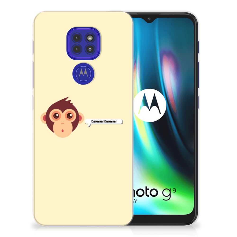 Motorola Moto G9 Play | E7 Plus Telefoonhoesje met Naam Monkey B2C Telecom