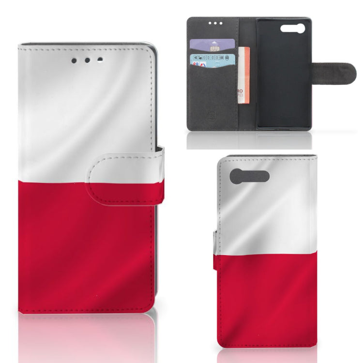 Sony Xperia X Compact Bookstyle Case Polen