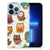 Apple iPhone 13 Pro TPU Hoesje Vrolijke Uilen B2C Telecom