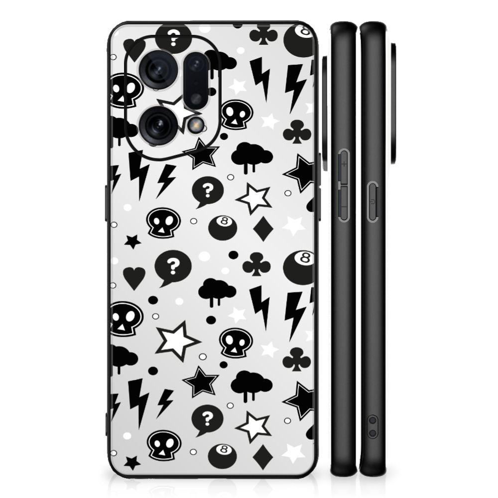 Telefoonhoesje OPPO Find X5 Silver Punk B2C Telecom