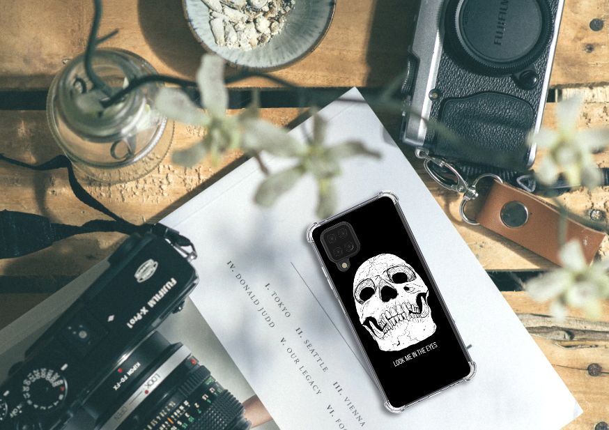 Extreme Case Samsung Galaxy A12 Skull Eyes