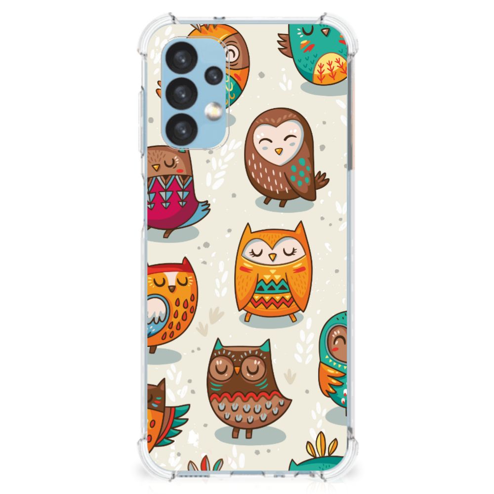 Samsung Galaxy A13 (4G) Case Anti-shock Vrolijke Uilen B2C Telecom