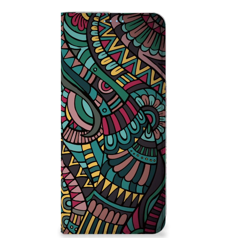 OPPO Reno8 Hoesje met Magneet Aztec - B2C Telecom