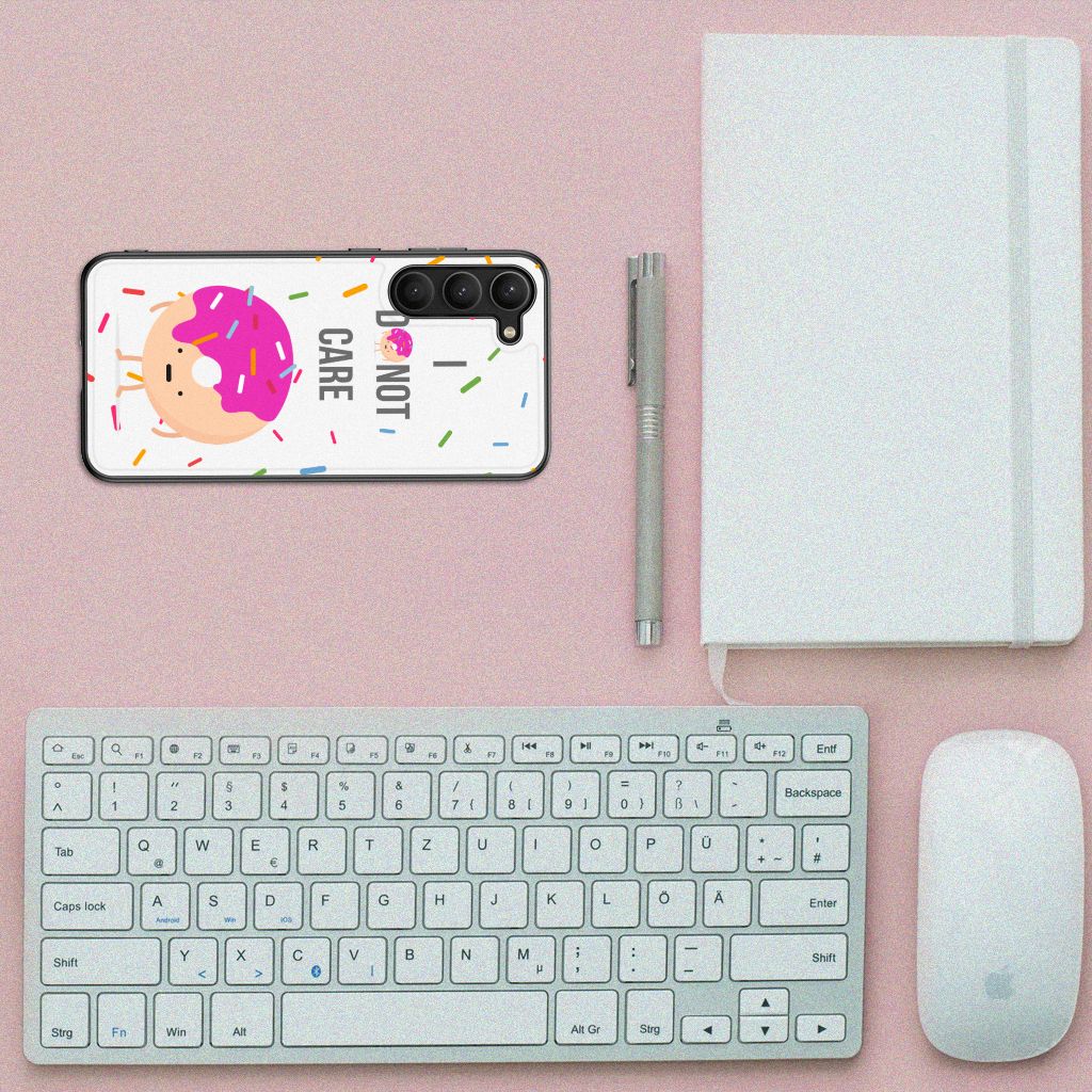 Samsung Galaxy S23 Plus Back Cover Hoesje Donut Roze B2C Telecom