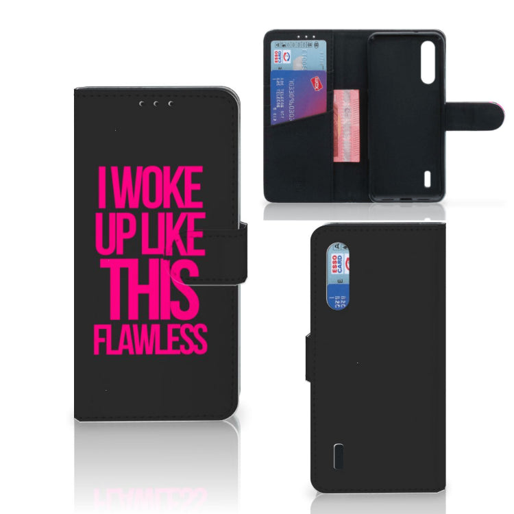 Xiaomi Mi 9 Lite Hoesje met naam Woke Up - Origineel Cadeau Zelf Maken