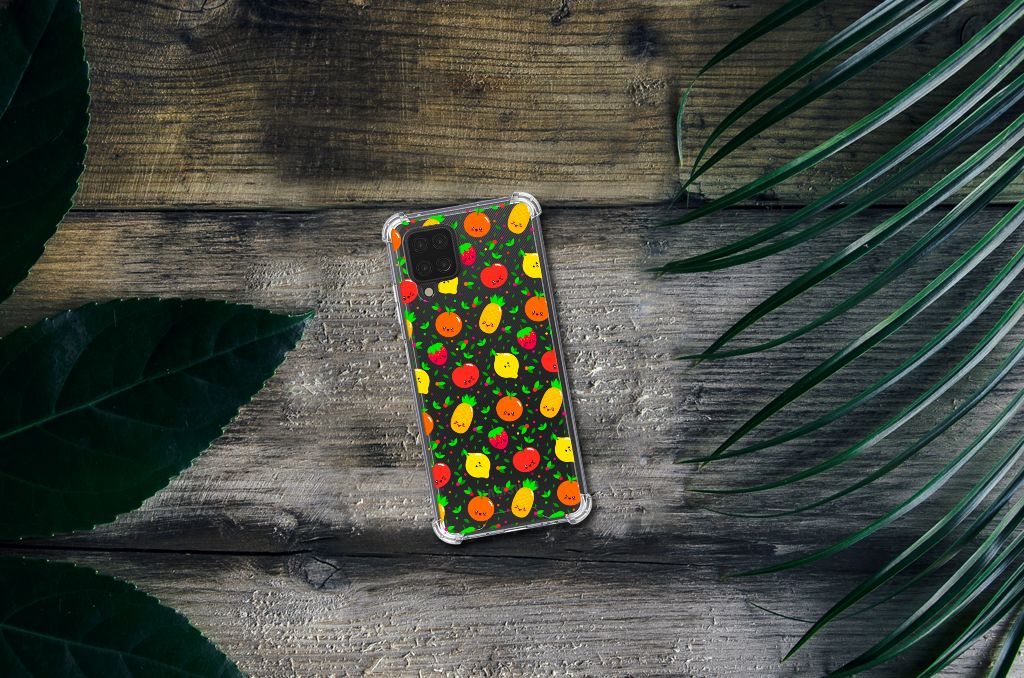 Samsung Galaxy A12 Beschermhoes Fruits - B2C Telecom