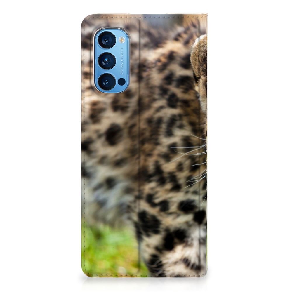 OPPO Reno4 Pro 5G Hoesje maken Baby Luipaard - B2C Telecom