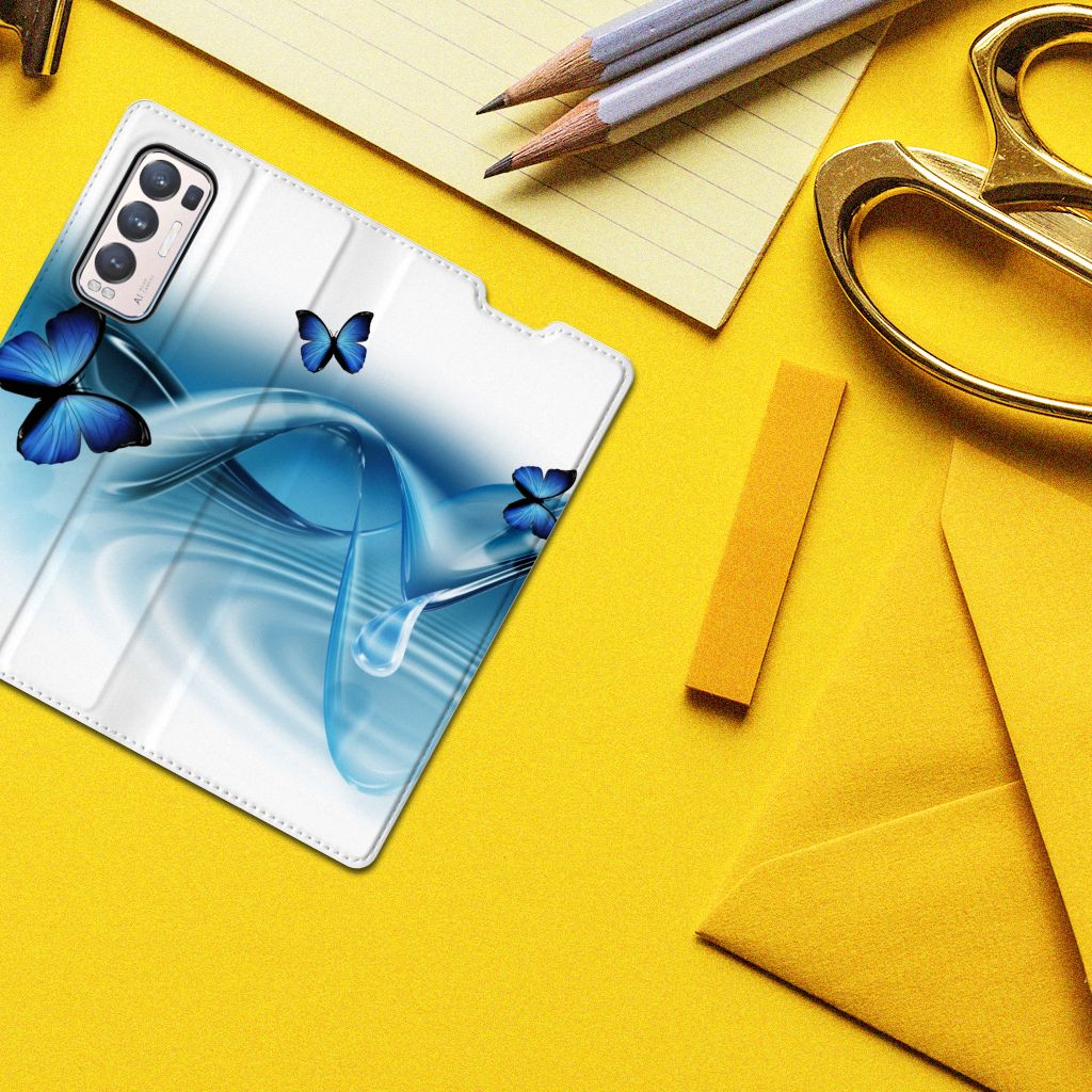 OPPO Find X3 Neo Hoesje maken Vlinders - B2C Telecom
