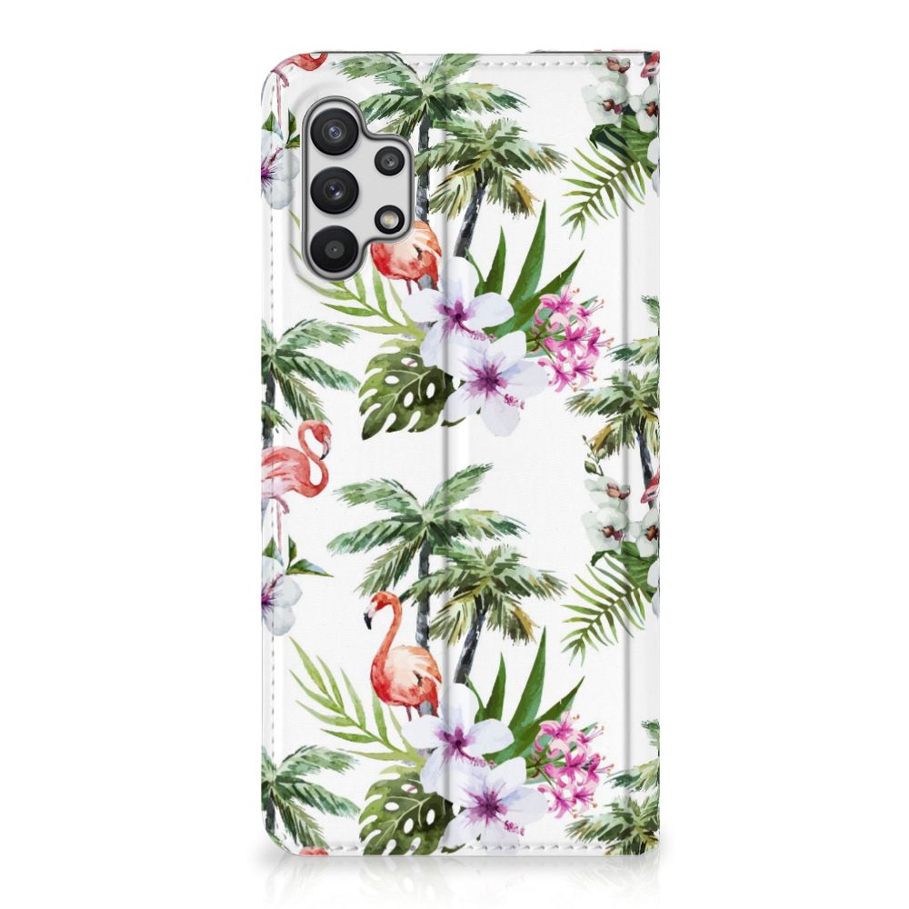 Samsung Galaxy A32 5G Hoesje maken Flamingo Palms - B2C Telecom