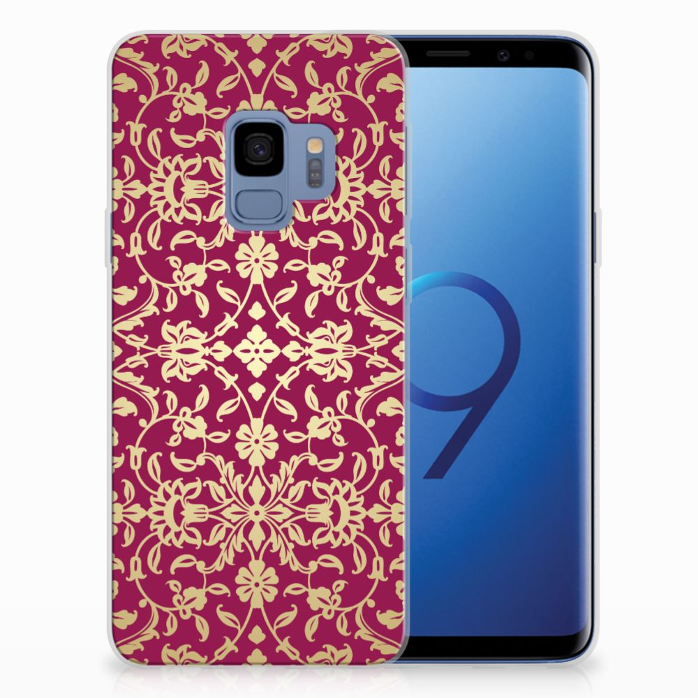 Siliconen Hoesje Samsung Galaxy S9 Barok Pink