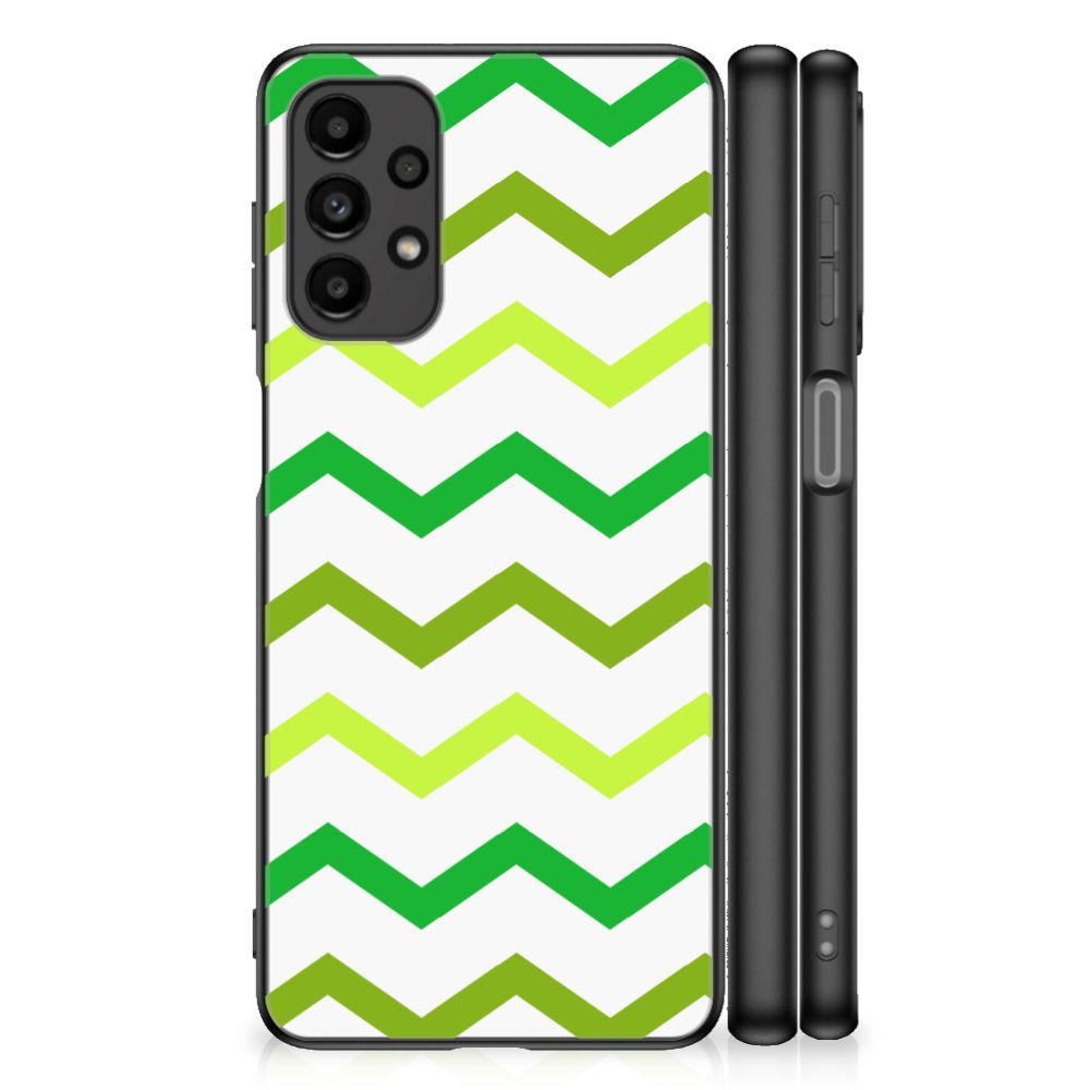 Samsung Galaxy A13 4G Back Case Zigzag Groen B2C Telecom