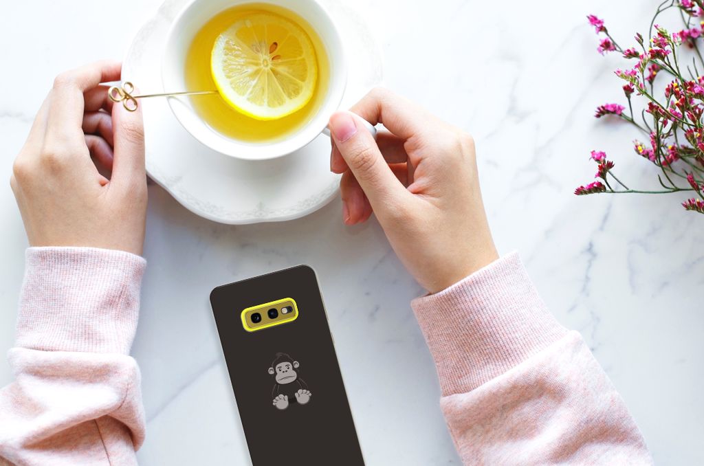 Samsung Galaxy S10e Telefoonhoesje met Naam Gorilla