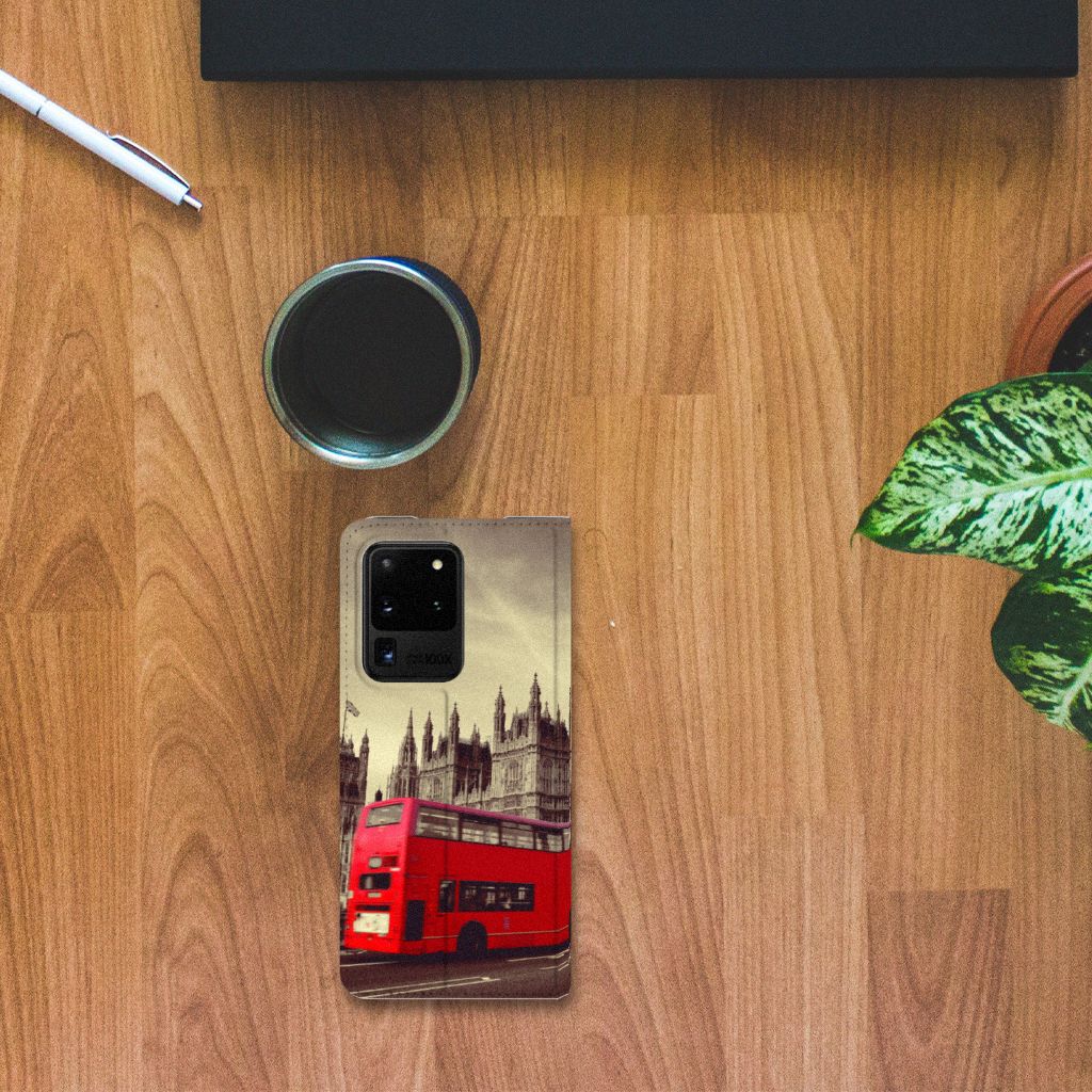 Samsung Galaxy S20 Ultra Book Cover Londen - B2C Telecom