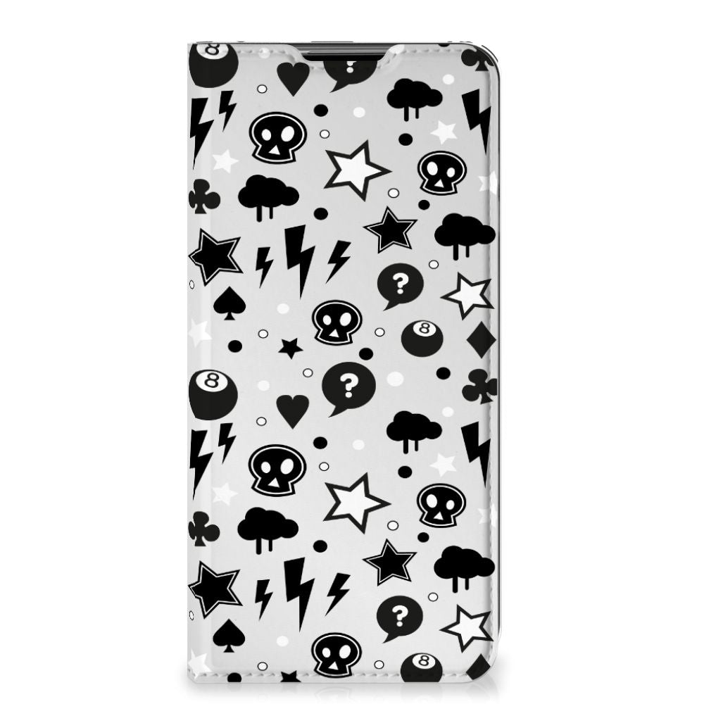Mobiel BookCase Samsung Galaxy A32 5G Silver Punk - B2C Telecom