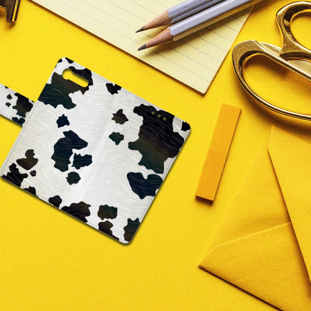 Sony Xperia X Compact Telefoonhoesje met Pasjes Koeienvlekken