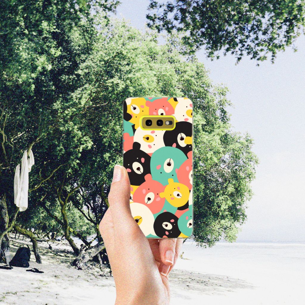 Samsung Galaxy S10e Telefoonhoesje met Naam Bears