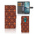 Nokia 3.4 Telefoon Hoesje Batik Brown