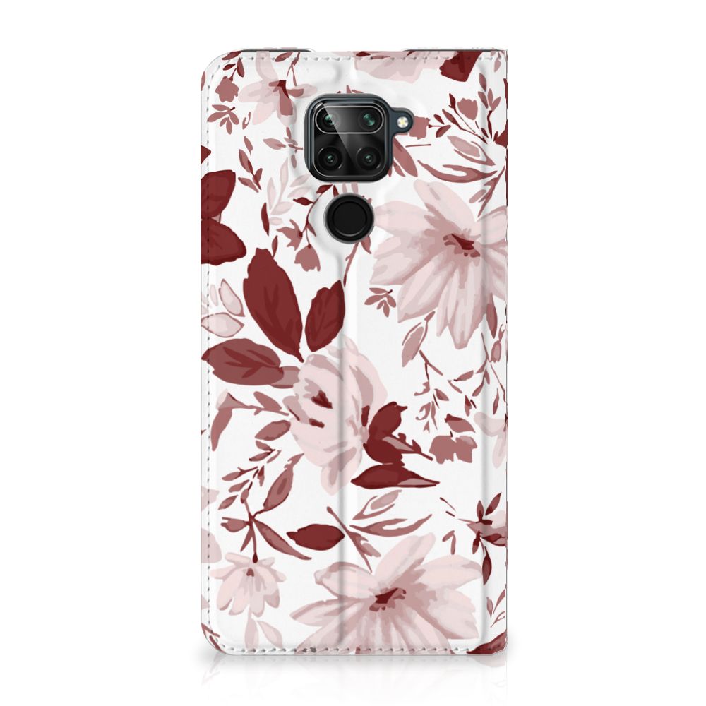 Bookcase Xiaomi Redmi Note 9 Watercolor Flowers - B2C Telecom
