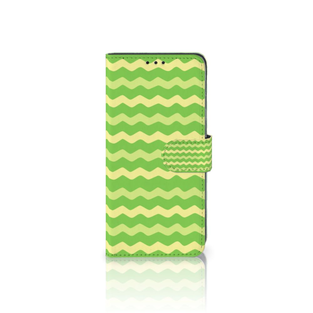 Samsung Galaxy M31 Telefoon Hoesje Waves Green