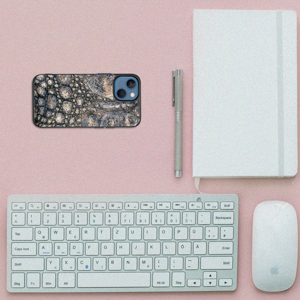 Apple iPhone 13 mini Dierenprint Telefoonhoesje Krokodillenprint B2C Telecom