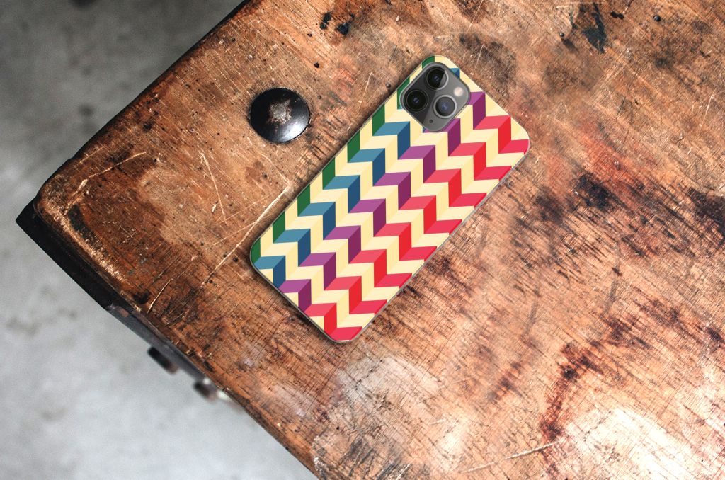 Apple iPhone 11 Pro TPU bumper Zigzag Multi Color