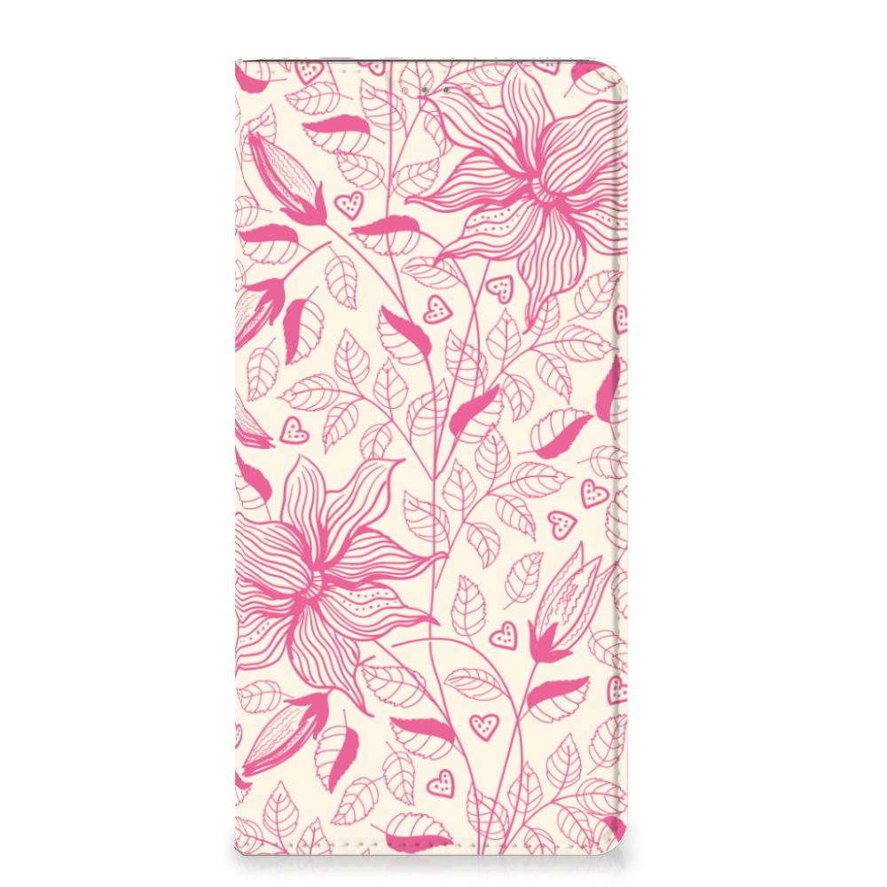 Samsung Galaxy A13 (4G) Smart Cover Pink Flowers - B2C Telecom