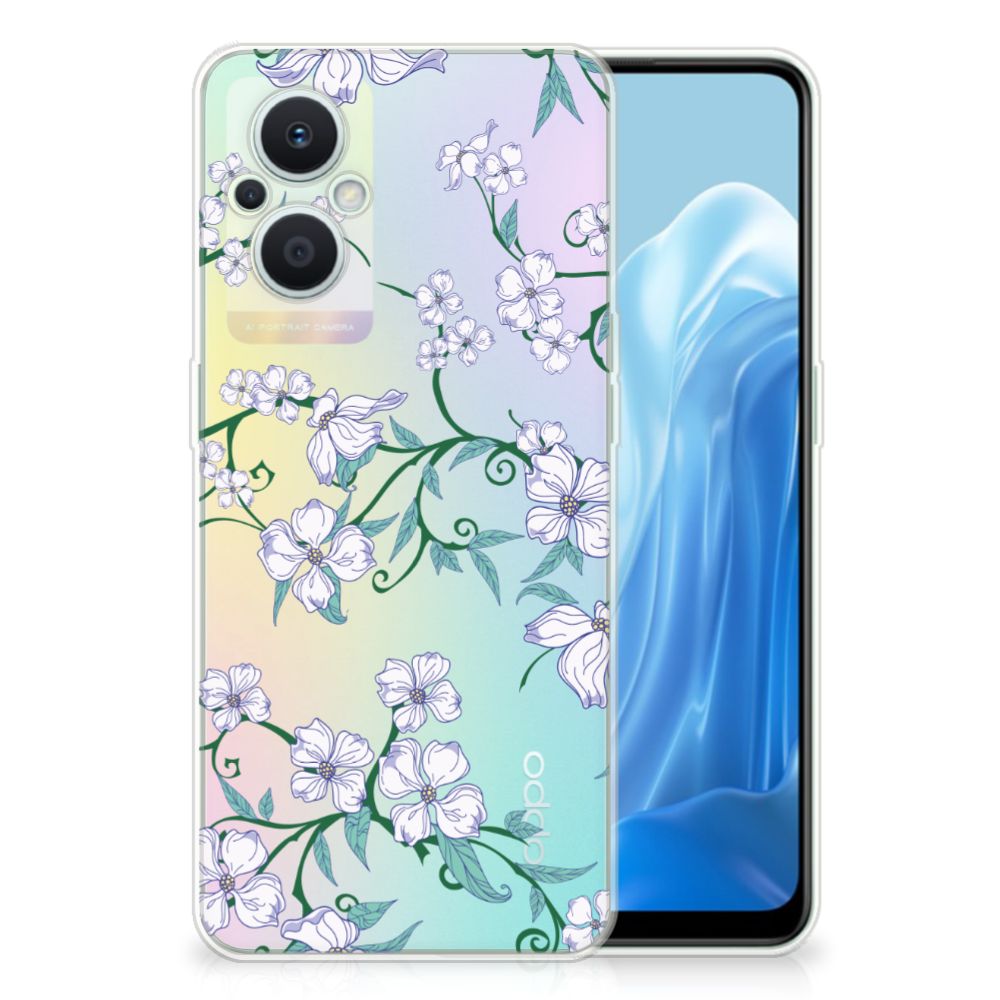 OPPO Reno8 Lite Uniek TPU Case Blossom White B2C Telecom