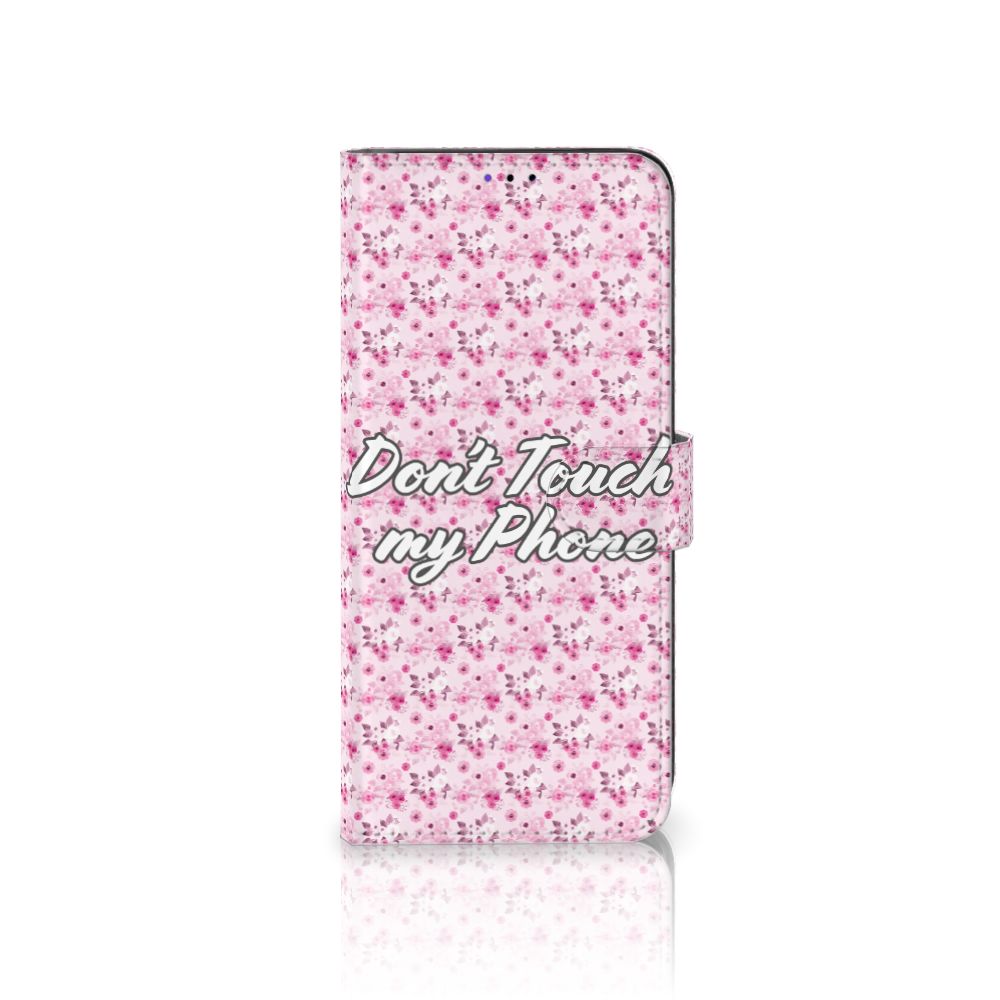 Samsung Galaxy A22 5G Portemonnee Hoesje Flowers Pink DTMP