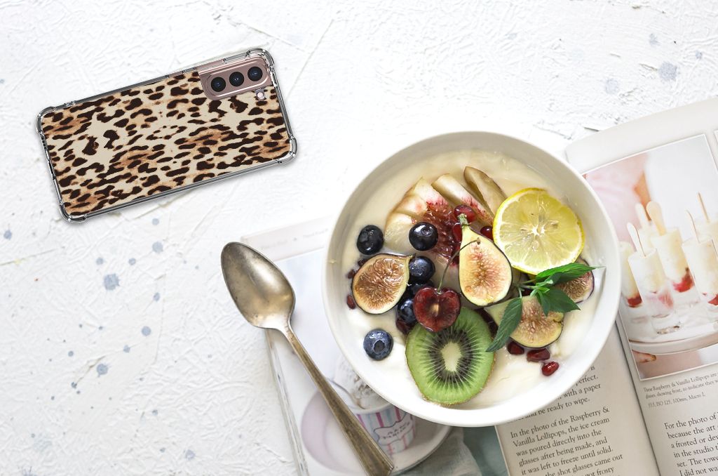 Samsung Galaxy S21 Plus Case Anti-shock Leopard B2C Telecom