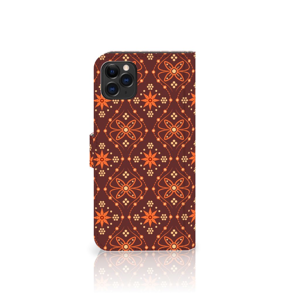 Apple iPhone 11 Pro Max Telefoon Hoesje Batik Brown