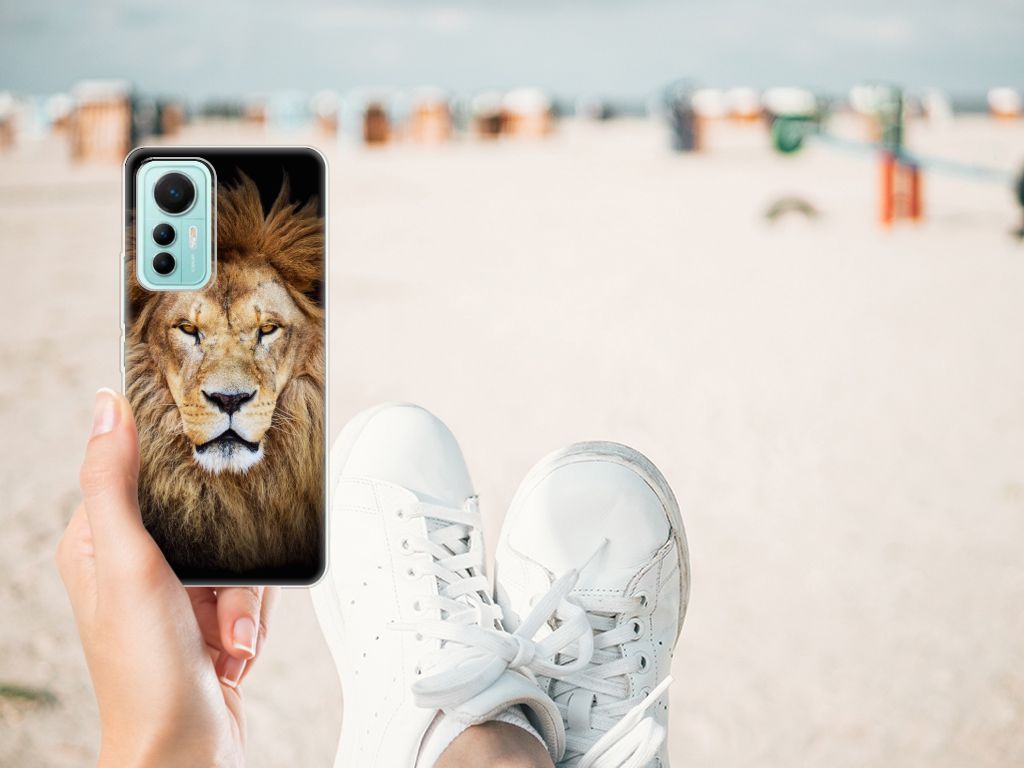 Xiaomi 12 Lite TPU Hoesje Leeuw B2C Telecom