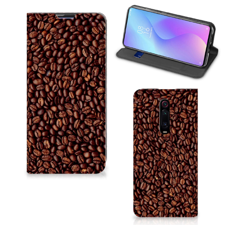 Xiaomi Redmi K20 Pro Flip Style Cover Koffiebonen - B2C Telecom