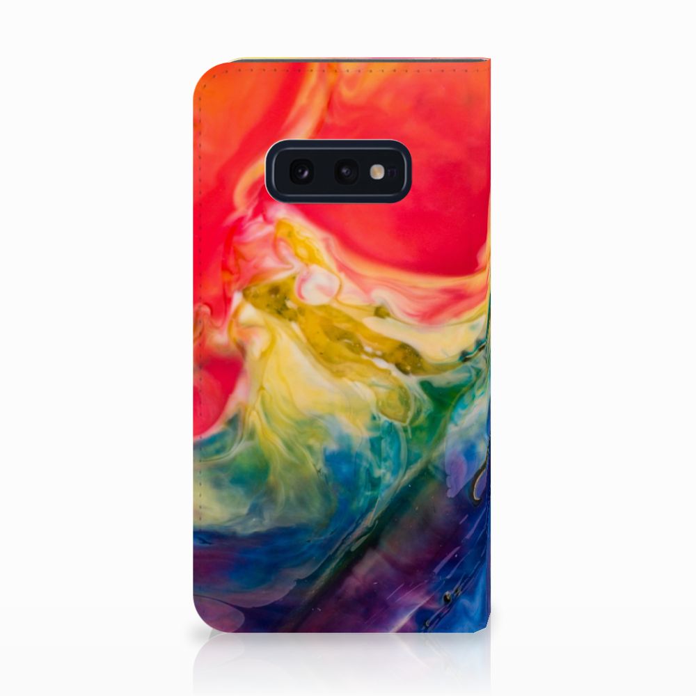 Bookcase Samsung Galaxy S10e Watercolor Dark
