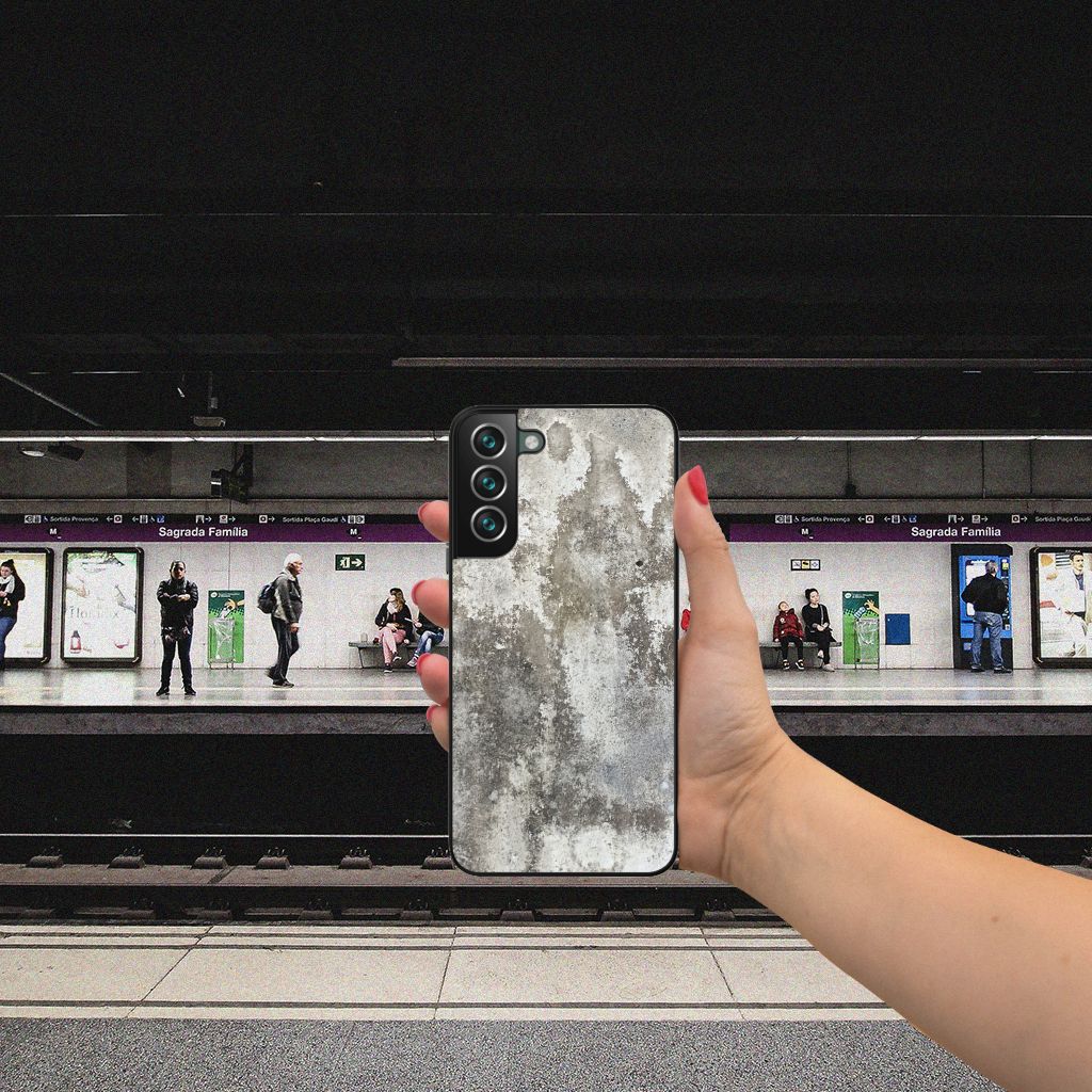 Samsung Galaxy S22 Plus Marmeren Print Telefoonhoesje Beton Print B2C Telecom