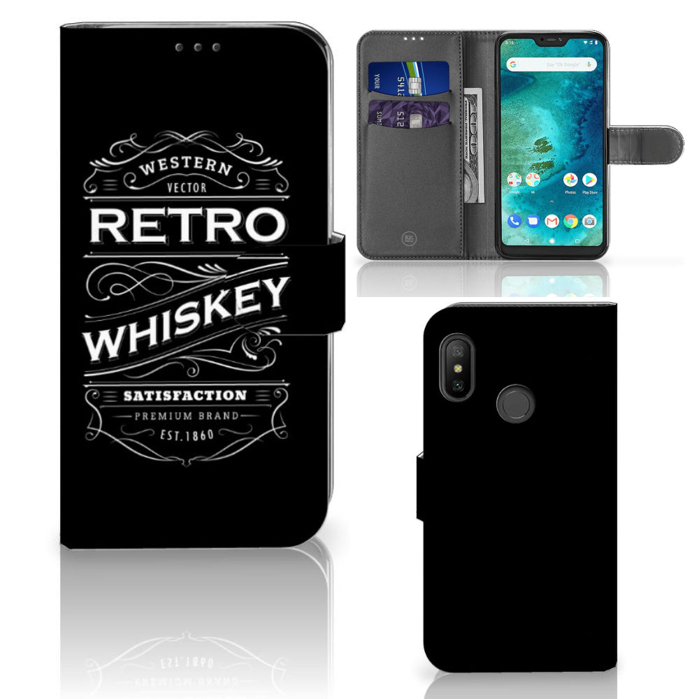 Xiaomi Mi A2 Lite Book Cover Whiskey