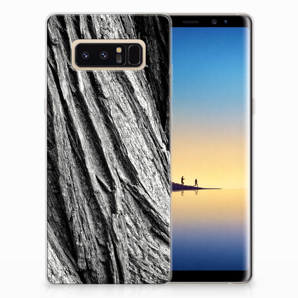 Bumper Hoesje Samsung Galaxy Note 8 Boomschors Grijs