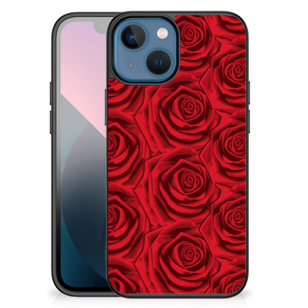 Apple iPhone 13 mini Bloemen Hoesje Red Roses