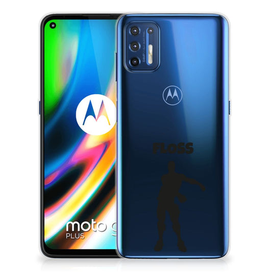 Motorola Moto G9 Plus Telefoonhoesje met Naam Floss