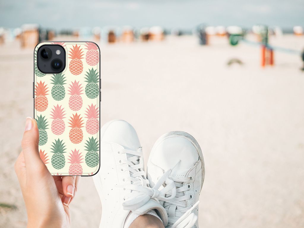 iPhone 15 Plus Back Cover Hoesje Ananas B2C Telecom