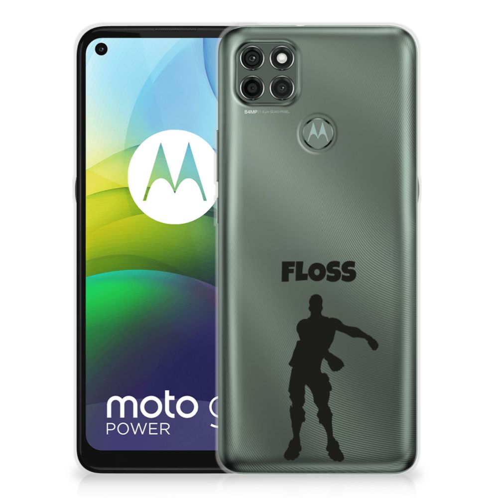 Motorola Moto G9 Power Telefoonhoesje met Naam Floss