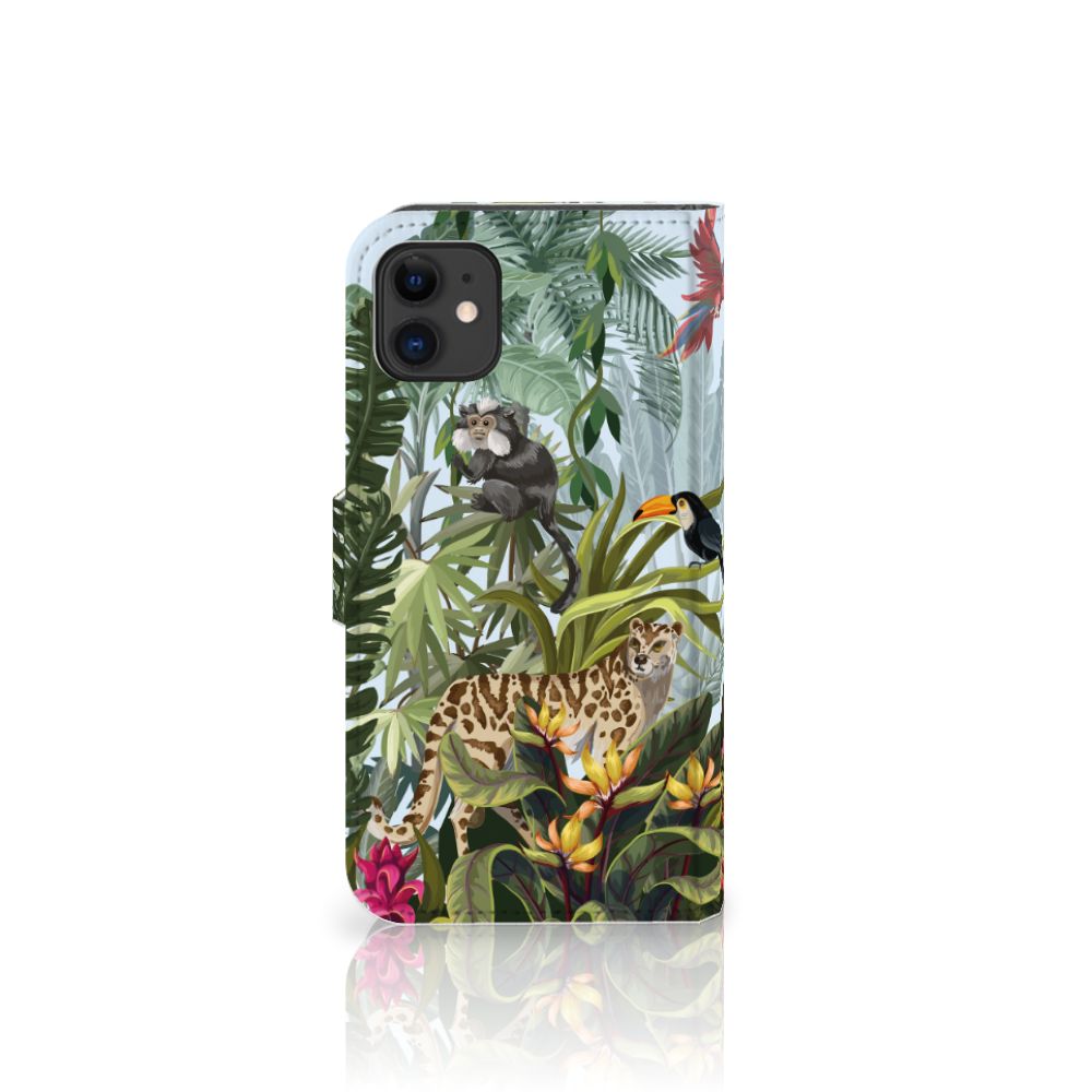 Telefoonhoesje met Pasjes voor Apple iPhone 11 Jungle