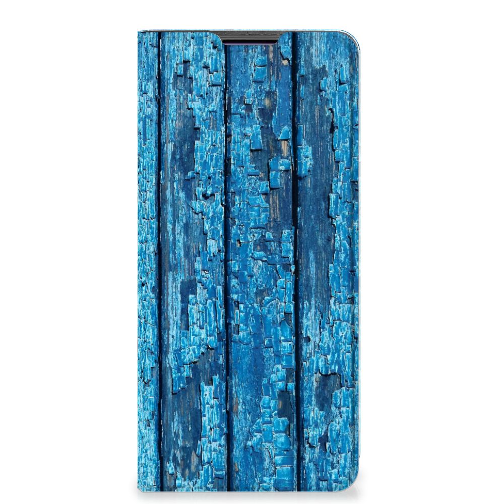 Motorola Edge 30 Pro Book Wallet Case Wood Blue - B2C Telecom