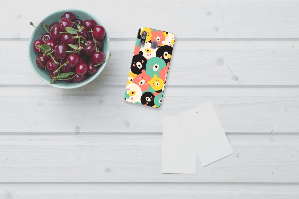 Samsung Galaxy M30 Telefoonhoesje met Naam Bears