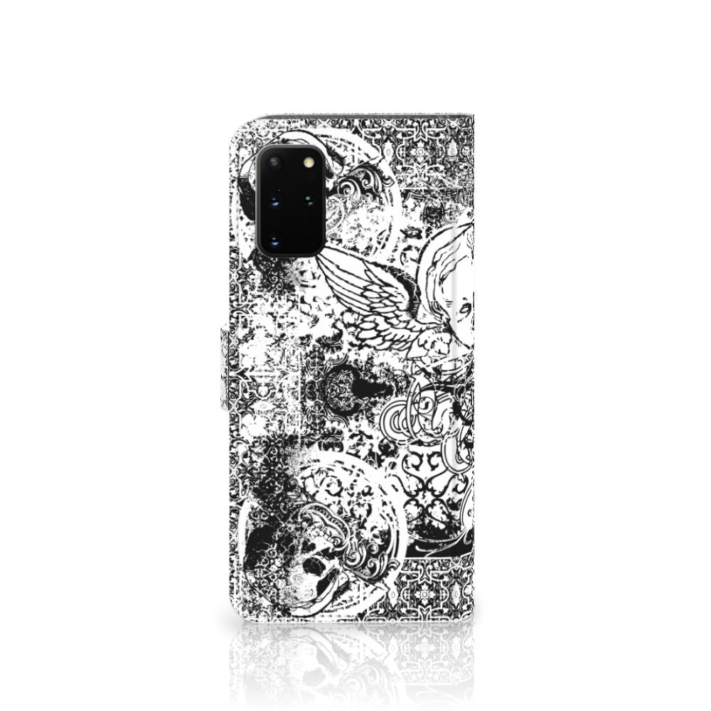Telefoonhoesje met Naam Samsung Galaxy S20 Plus Skulls Angel