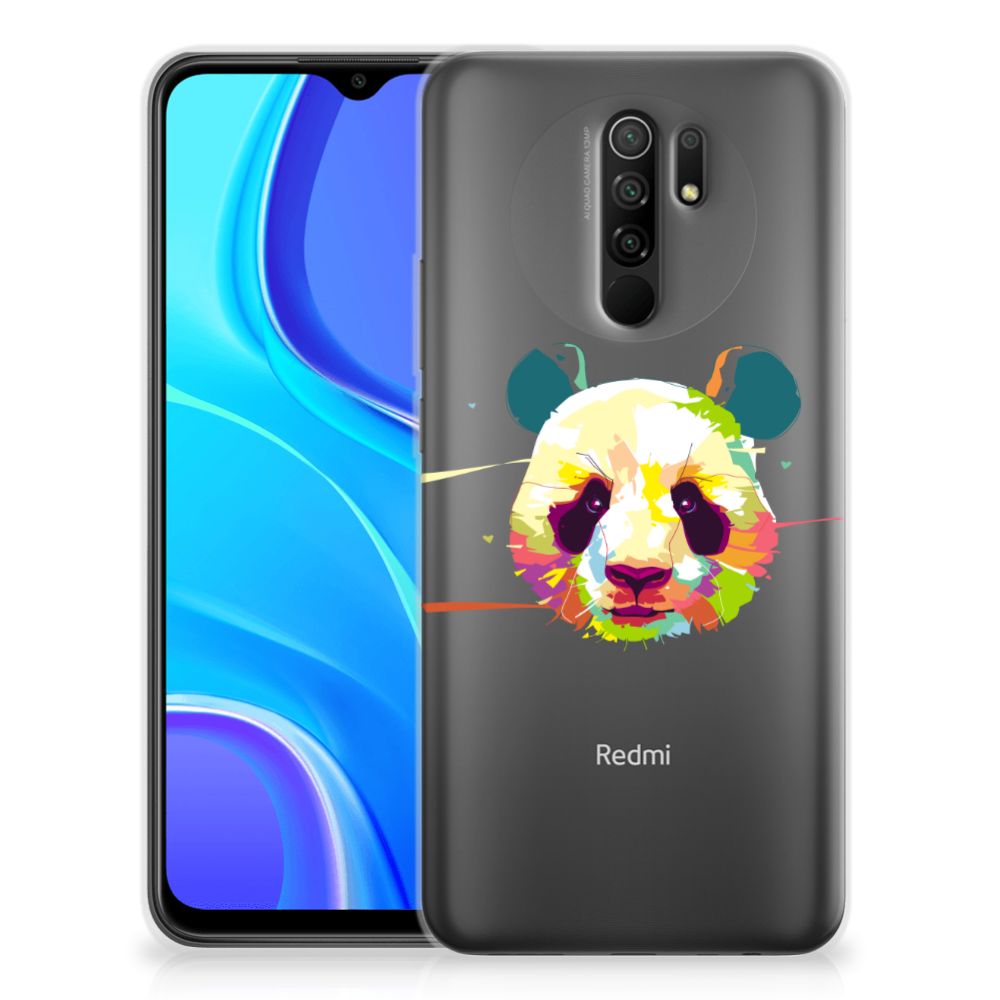 Xiaomi Redmi 9 Telefoonhoesje met Naam Panda Color B2C Telecom